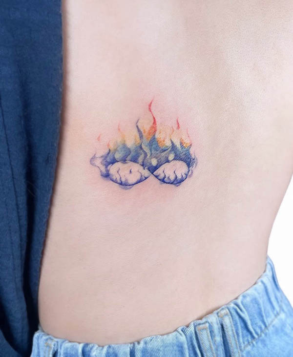 Tatuaggio a forma di infinito di @uzotattoo