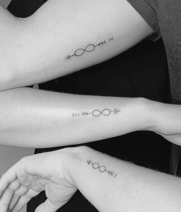 Tatuaggi per sorelle minori di @nillo.ink_