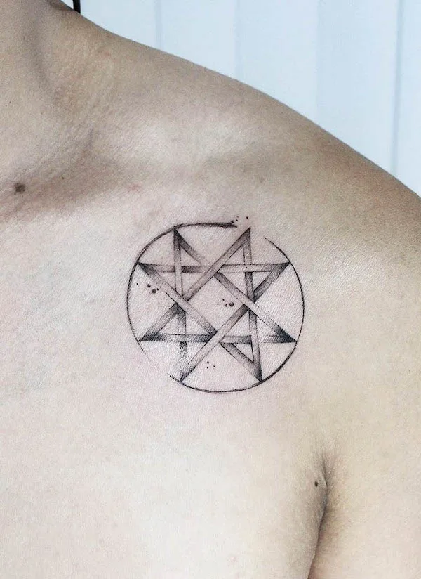 Tatuaggio Octagram rebirth di @annaadia