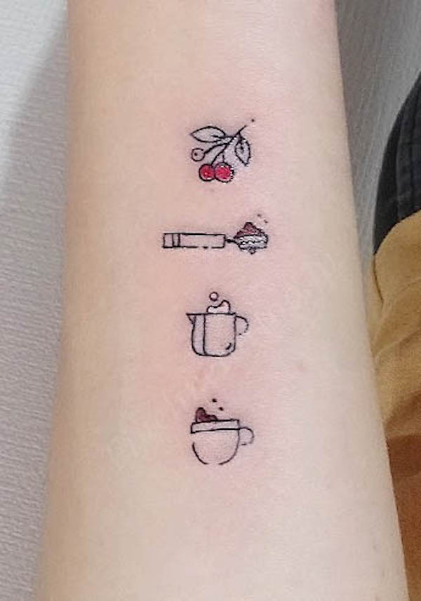 Tatuaggio Coffee in the making di @finelinetokyo