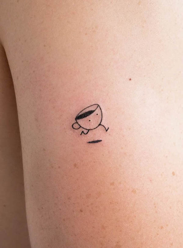 Il caffè in fuga di @sophiancholettattoo