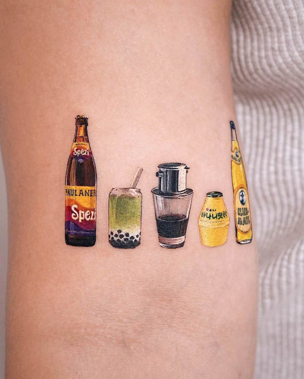 Tatuaggio di bevande di