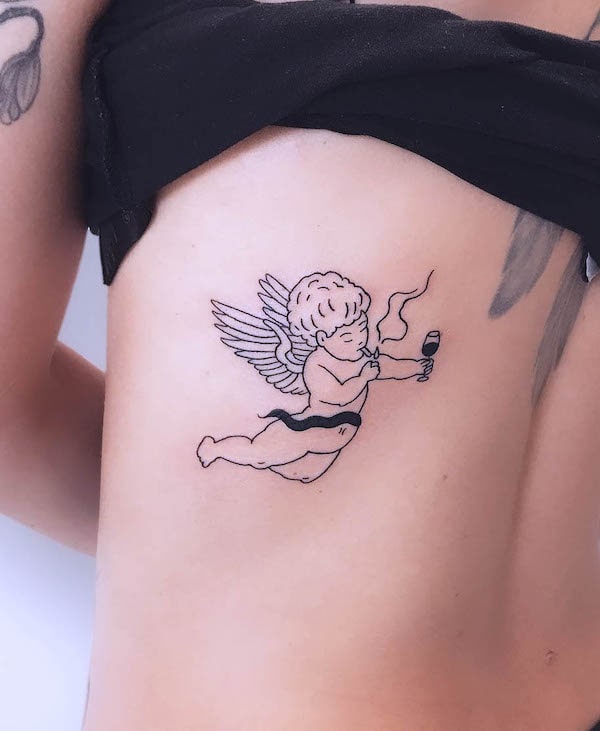 L'angelo agghiacciante di @ratattooj