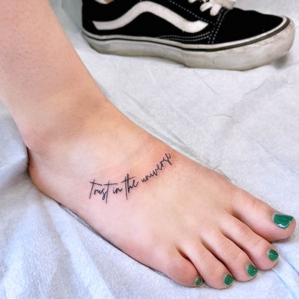 Tatuaggio per piedi