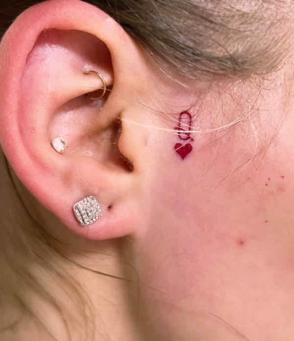 Tatuaggio Regina di cuori di @jessica.maietta