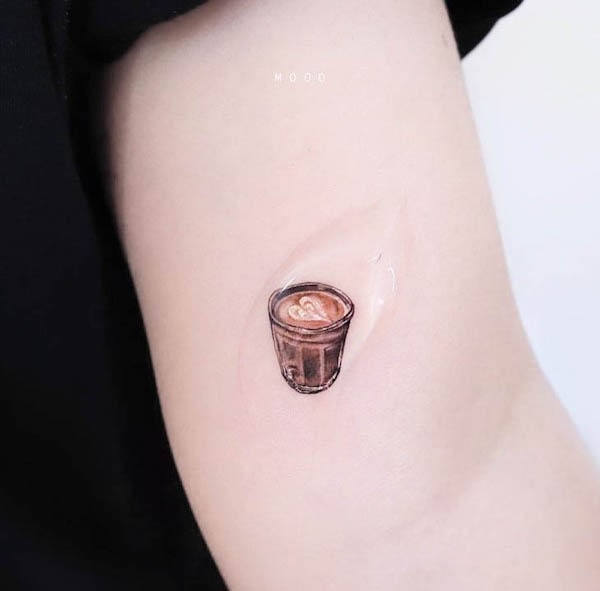 Tatuaggio al caffè di @dettolphin