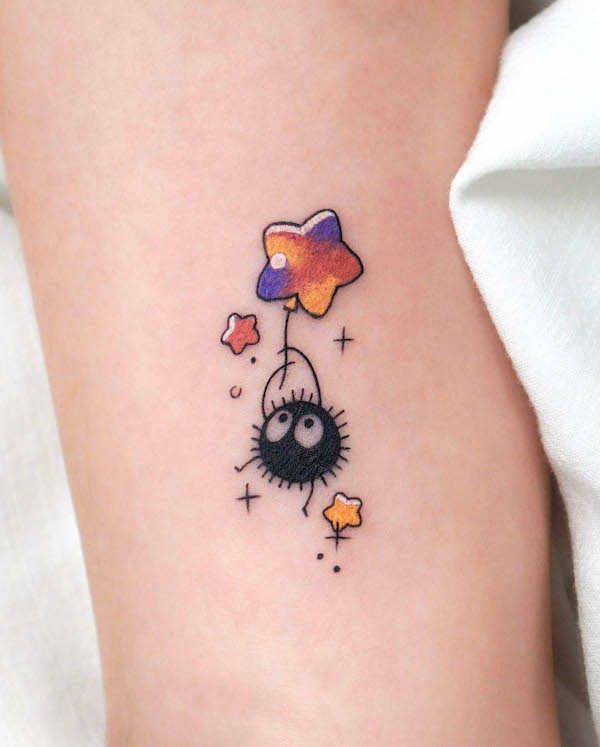 tatuaggio Soot Sprite di @eden_tattoo_