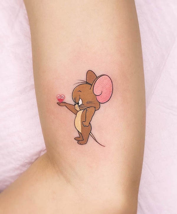 Tatuaggio Jerry super carino di @mind_kkn