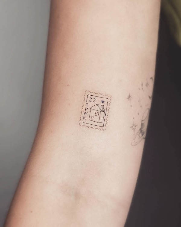 Piccolo francobollo di casa di @west4tattoo