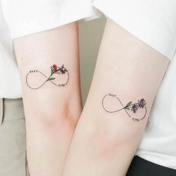 Bellissimi tatuaggi di sorella di @heim__tattoo