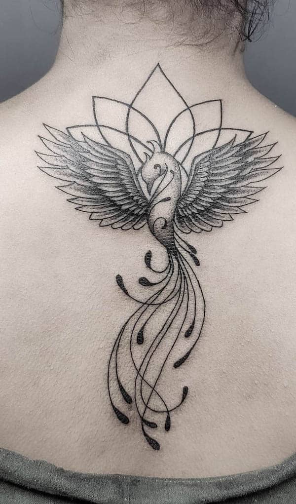 Tatuaggio Phoenix di @subzcanvas