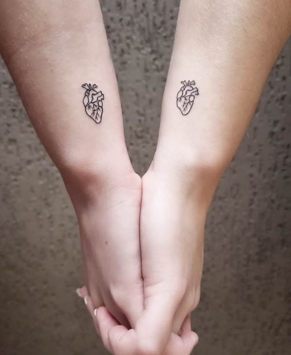 Tatuaggi di sorelle minori di @seckinktattoo