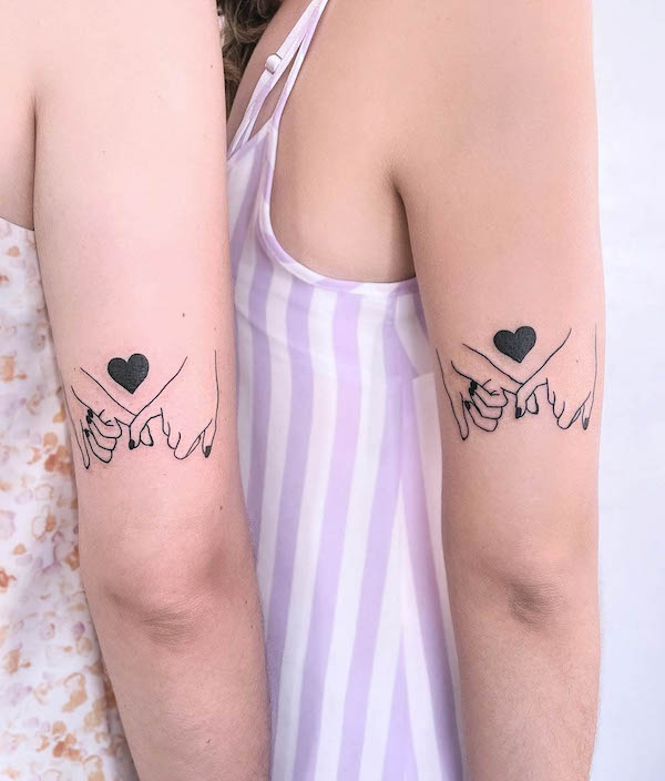 Bellissimi tatuaggi di sorella di @miguelcampos_tattooartist