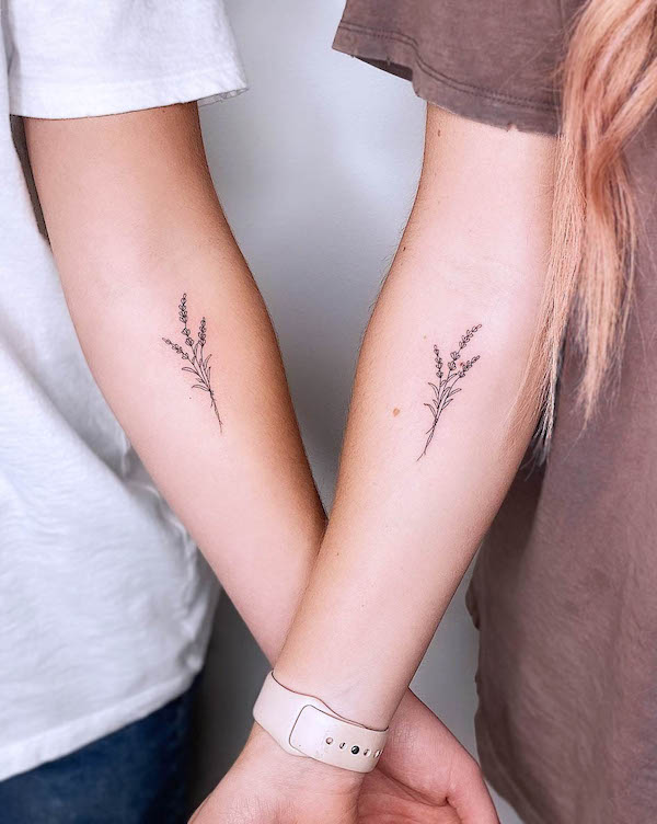 Bellissimi tatuaggi di sorella di @sondertattooco