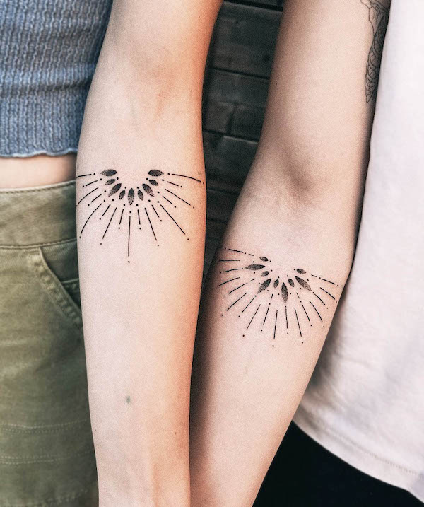 Bellissimi tatuaggi di sorella di @stickswell