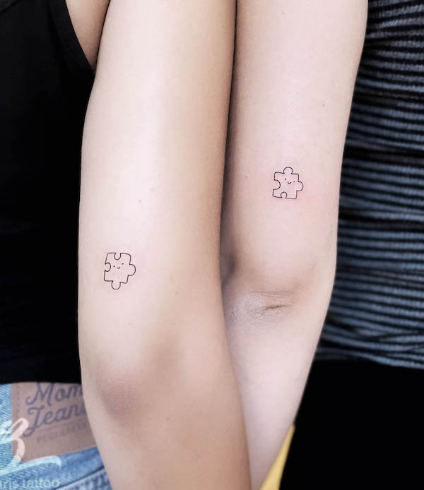 Tatuaggi creativi su sorella di @baris.tattoo
