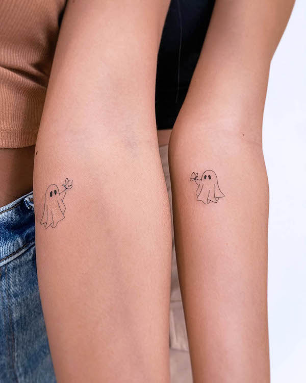 Tatuaggi creativi sulle sorelle di @lexibkip