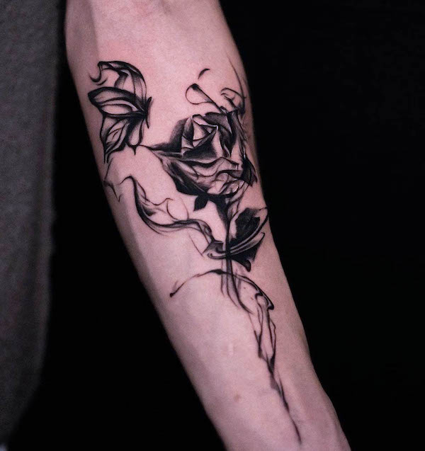 Rosa nera liquida di @baegx