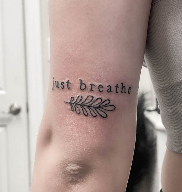 Just breathe di @inked.by_.steph_