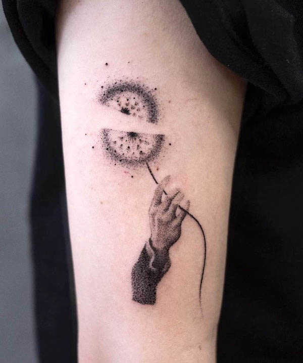 Taglio della catena di crescita tatuaggio di @newtattoo_gogo