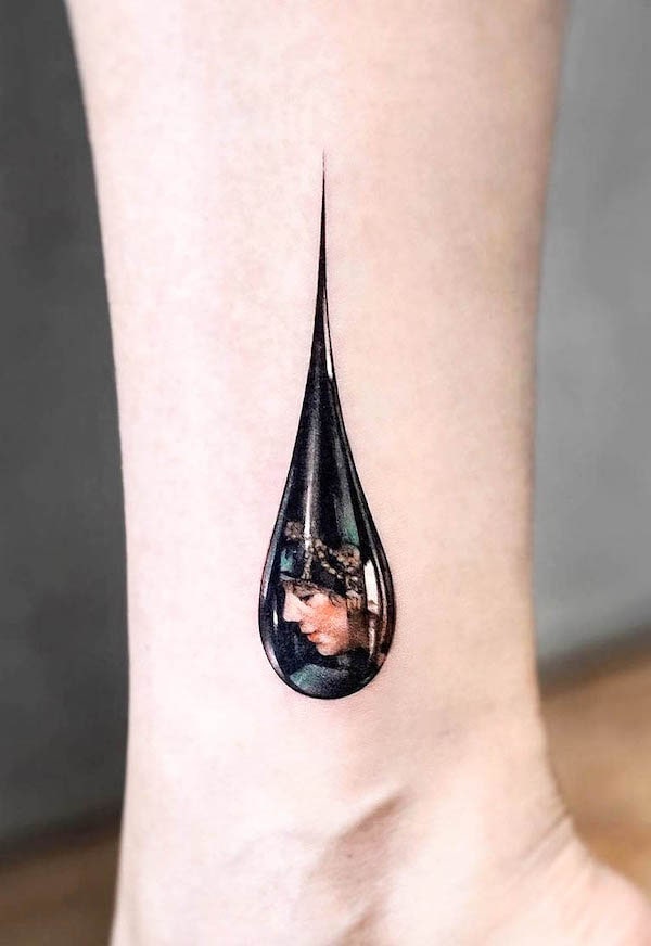 Una goccia d'arte di @newtattoo_neuneu