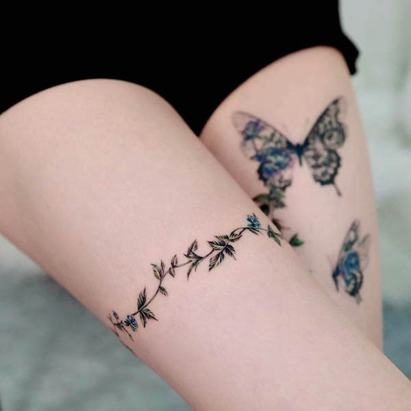 Fascia cosciale a farfalla e botanica di @forest__tt