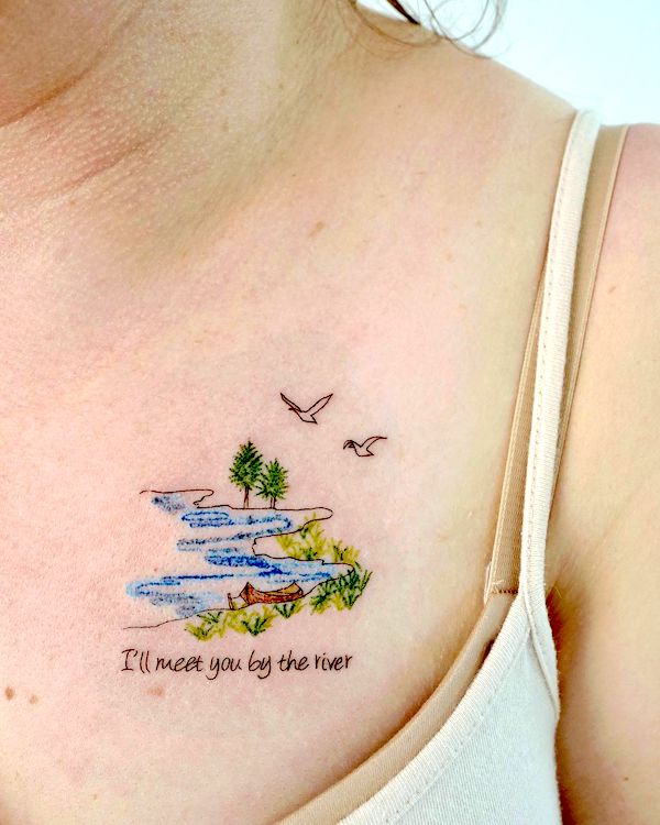 Ci vediamo al fiume di @tattoo_joojoo