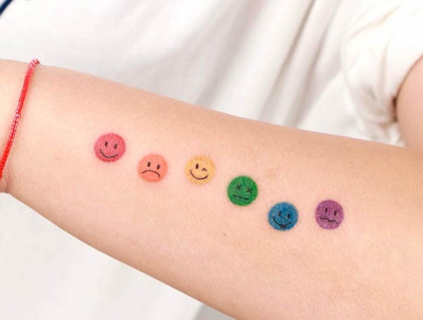 Emoji arcobaleno di @tatuatore_chunsang