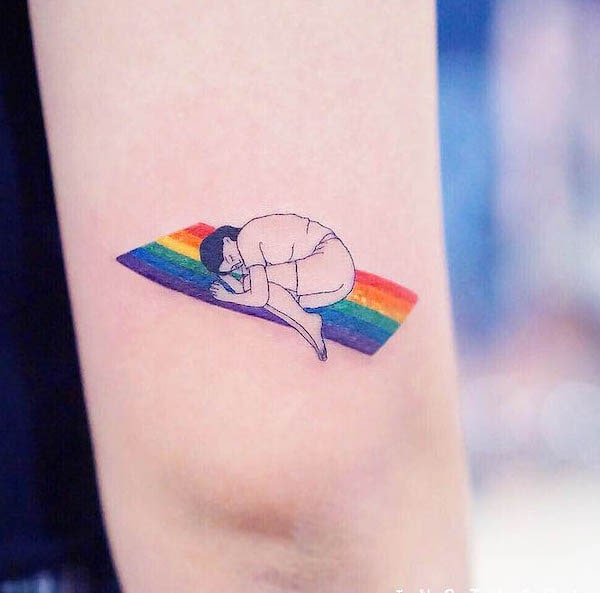 Piccola coperta arcobaleno di @sey8n