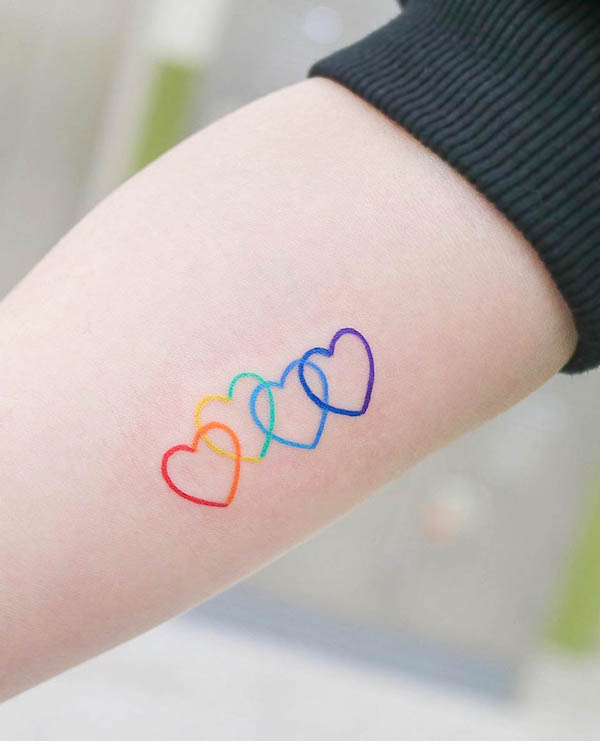 Cuori arcobaleno di @u_oooops
