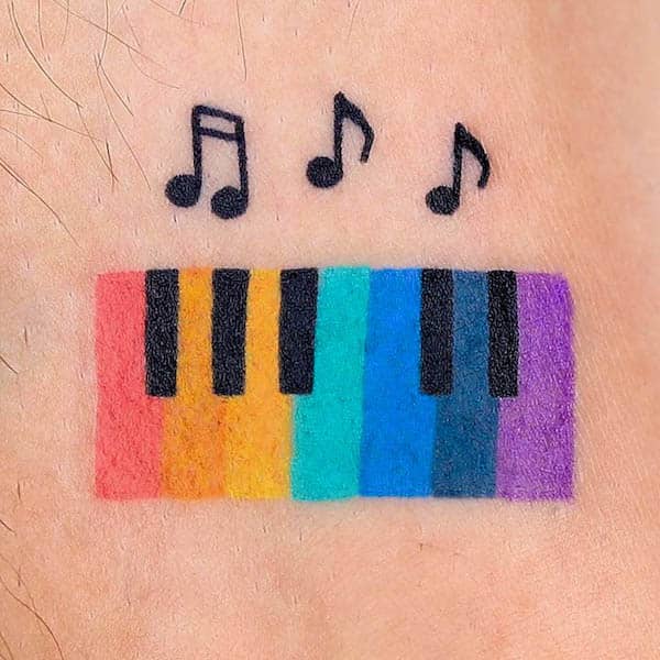 Pianoforte arcobaleno di @zzizziboy