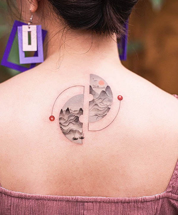 Tatuaggio cinese sulla nuca di @newtattoo_franky