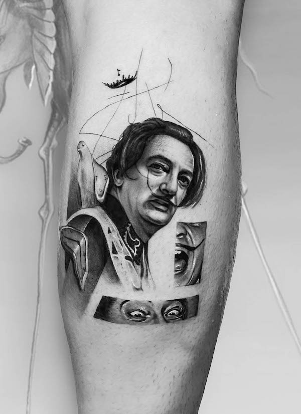Il tatuaggio del genio pazzo di @nilfranchtattoo