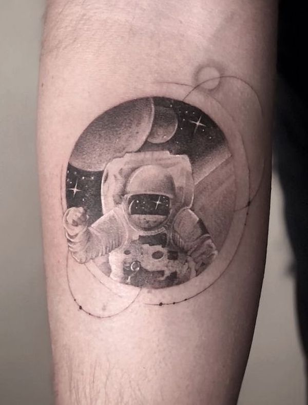 Realismo astronauta nello spazio di @igorvanderlaan