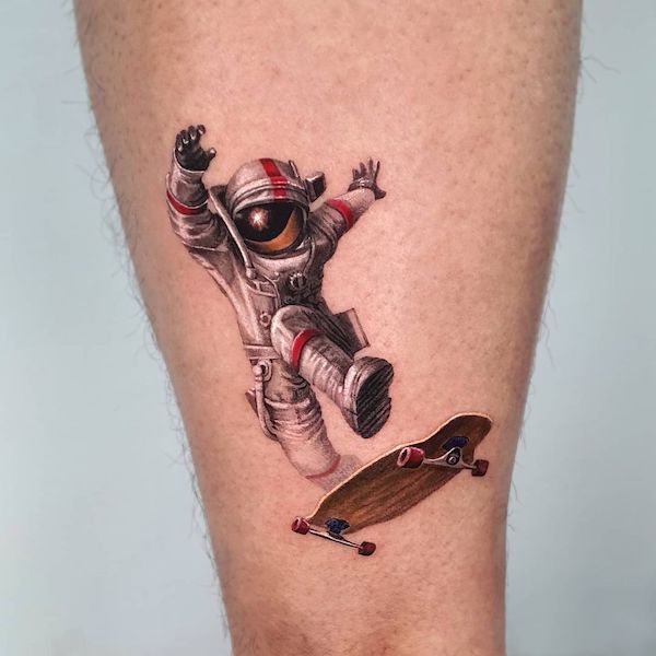 Astronauta pattinante di @jiro_painter
