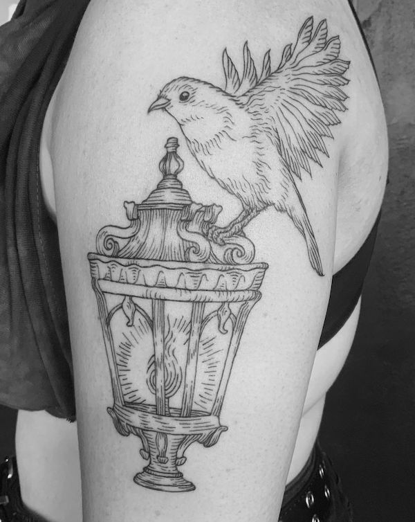 Tatuaggio Nightingale and the lamp nurse di @liberatedink