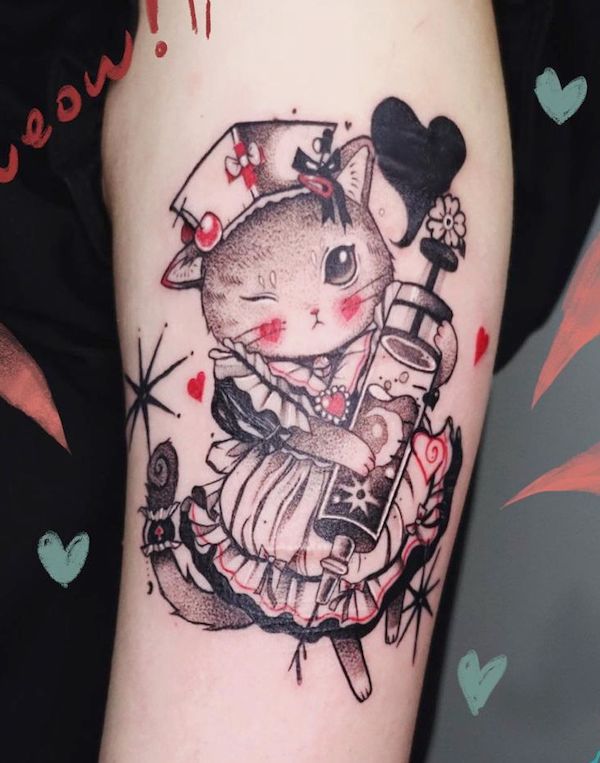 Tatuaggio infermiera super carino da @_novv_nov