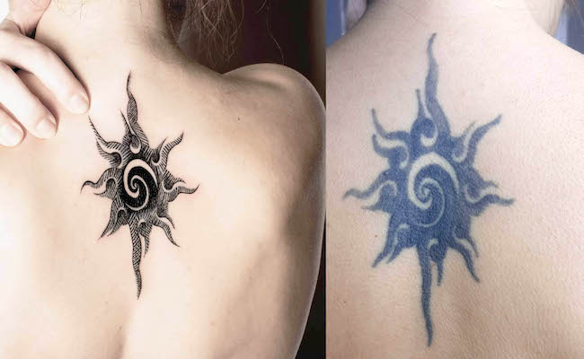 bellissimo tatuaggio swirl ritoccato da @_nono_tattoo