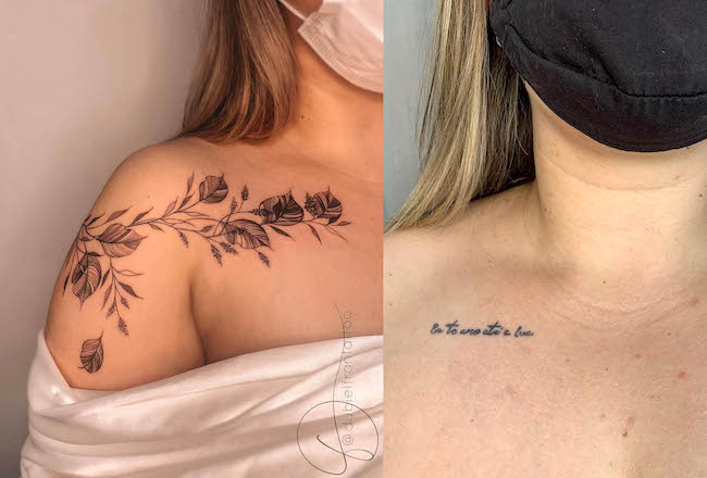 Tatuaggio di una pianta che copre una citazione di @dubielfrantattoo- Tatuaggi di copertura intelligenti e sorprendenti
