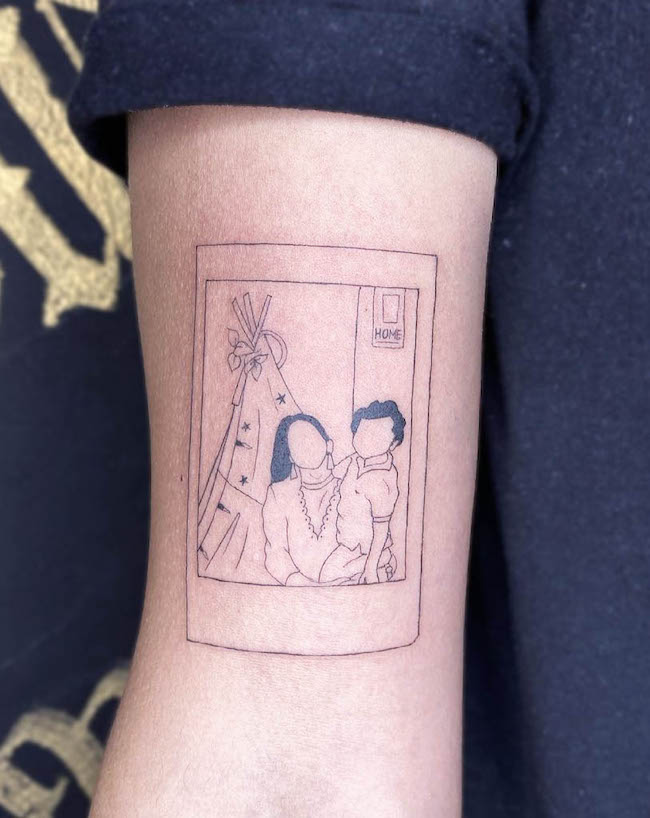Fototatuaggio di famiglia di @artttisla