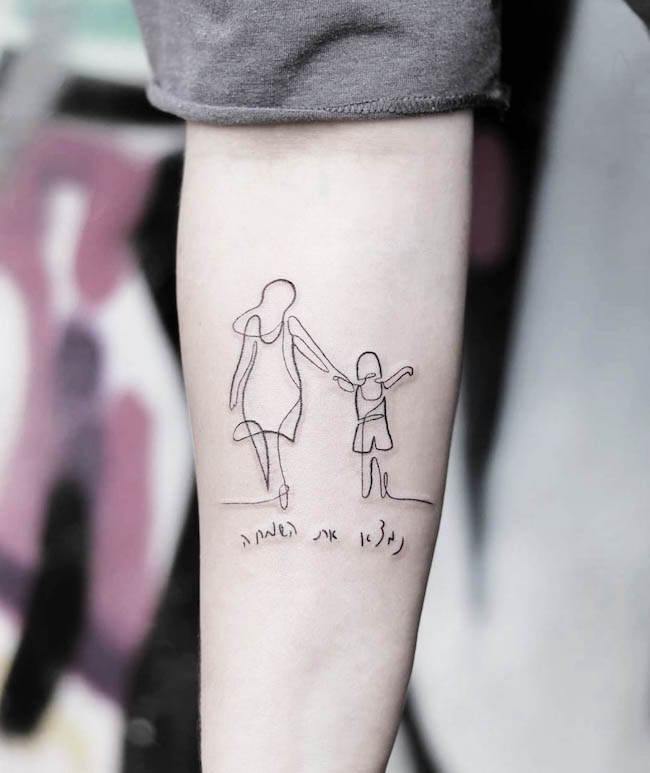 Il tatuaggio della mamma