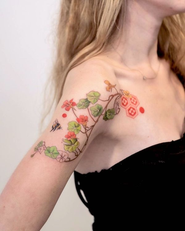 Blooming di @noa.tattoot