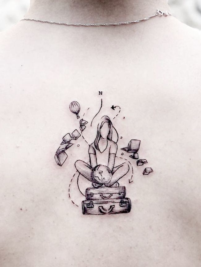 Ragazza con spirito d'avventura di @yan_san.art