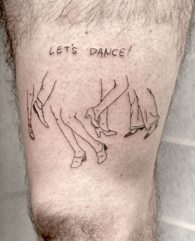 Tatuaggio Lets dance di @holy_era
