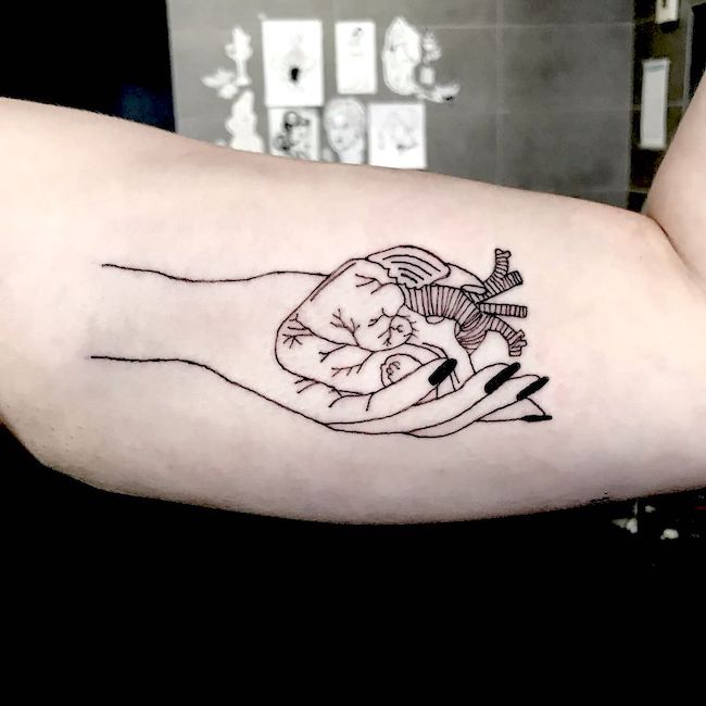 Dare il mio cuore di @dobrazonatattoo