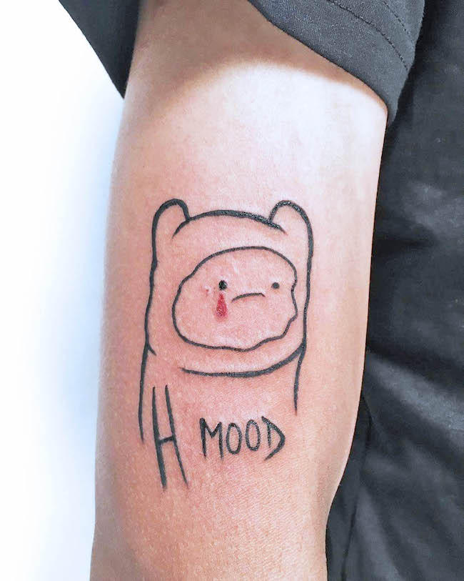 Tatuaggio Moody di @nano.ink