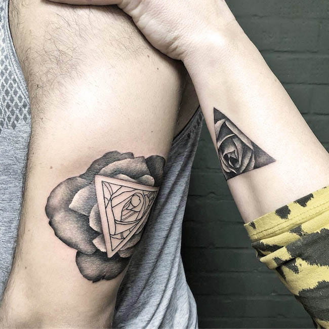 Una parte dell'altra - Tatuaggi madre-figlio di @swallowink