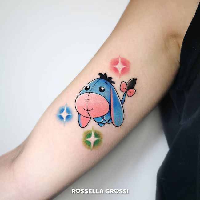 Tatuaggio di Ih-Oh di @rossella_grossi