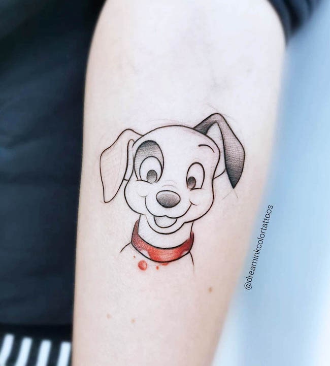 Tatuaggio Patch from 101 Dalmatians di @dreaminkcolortattoos