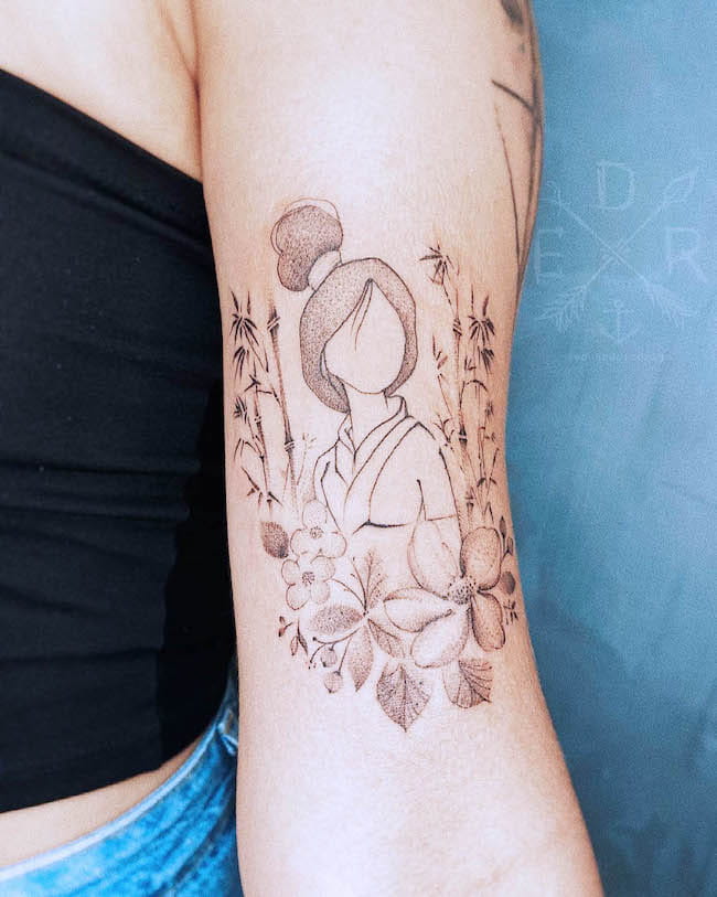 Tatuaggio Mulan di @eduardorodrigo